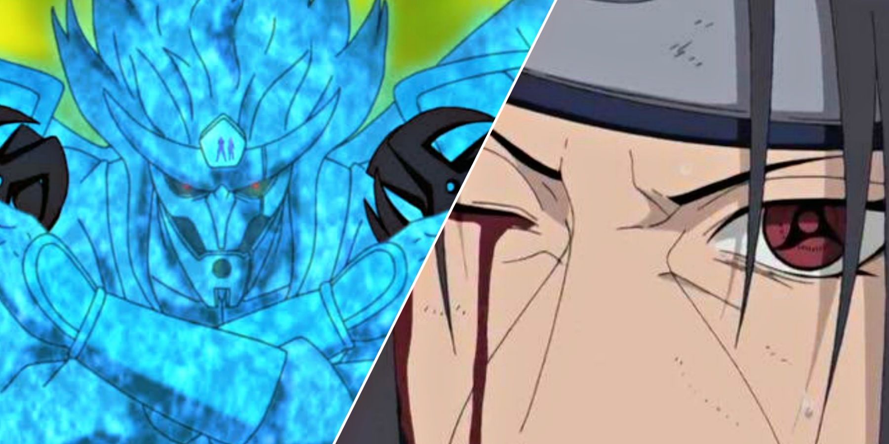 SASUKE (MANGEKYOU) vs ITACHI - WHO'S STRONGER? 