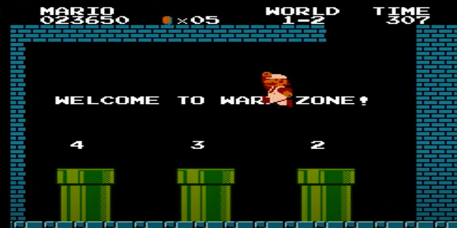 Super Mario Bros Warp Zones World 1-2