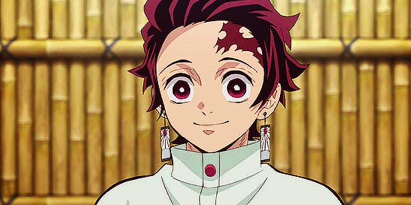 Tanjiro Kamado smiling