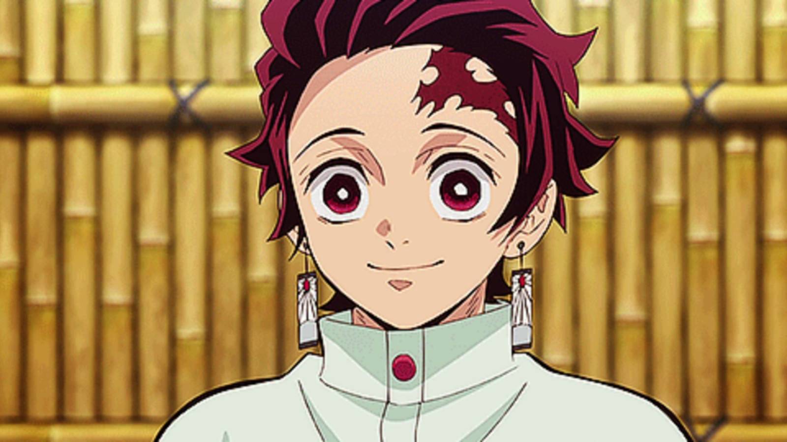 Tanjiro Kamado smiling