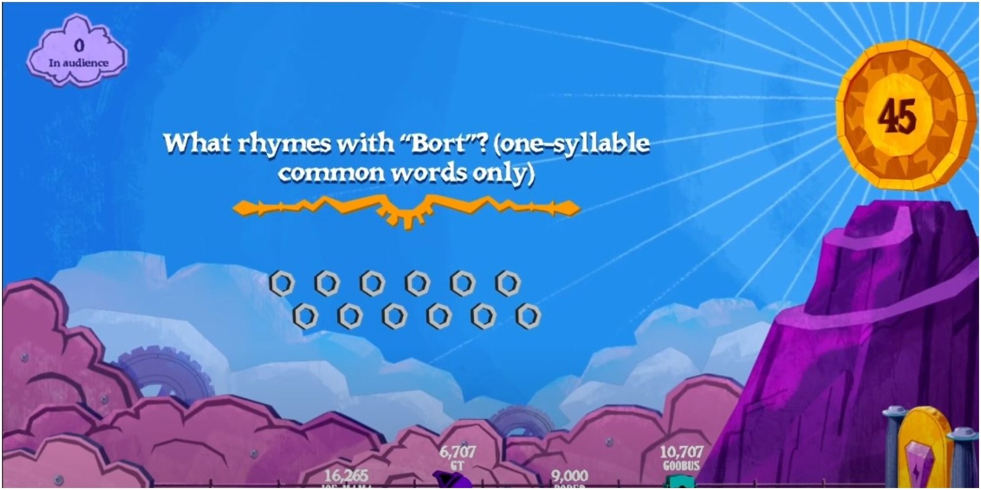 The Jackbox Party Pack 8 Finding A Word That Rhymes With Bort
