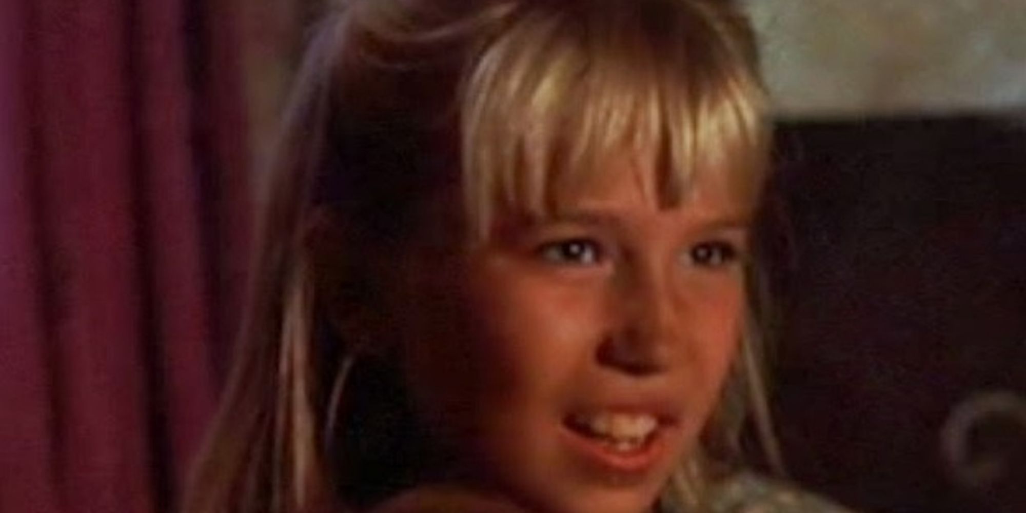 Closeup of Little Girl Sawyer from The Texas Chain Saw Massacre