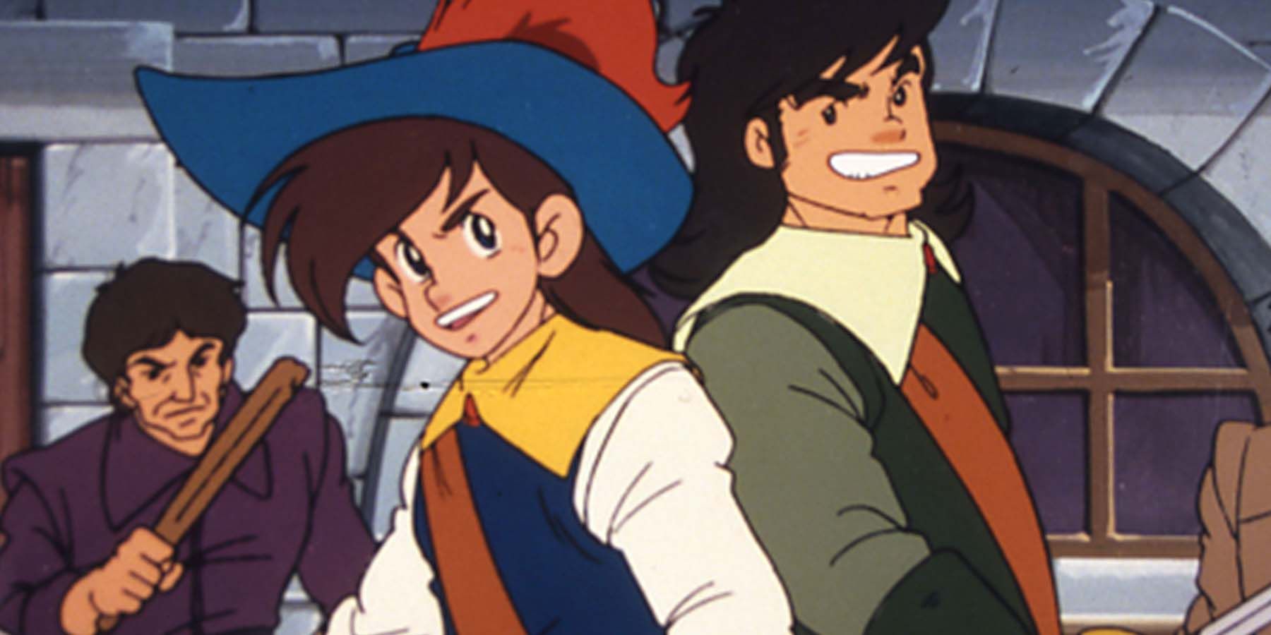 Три мушкетера аниме 1989 года