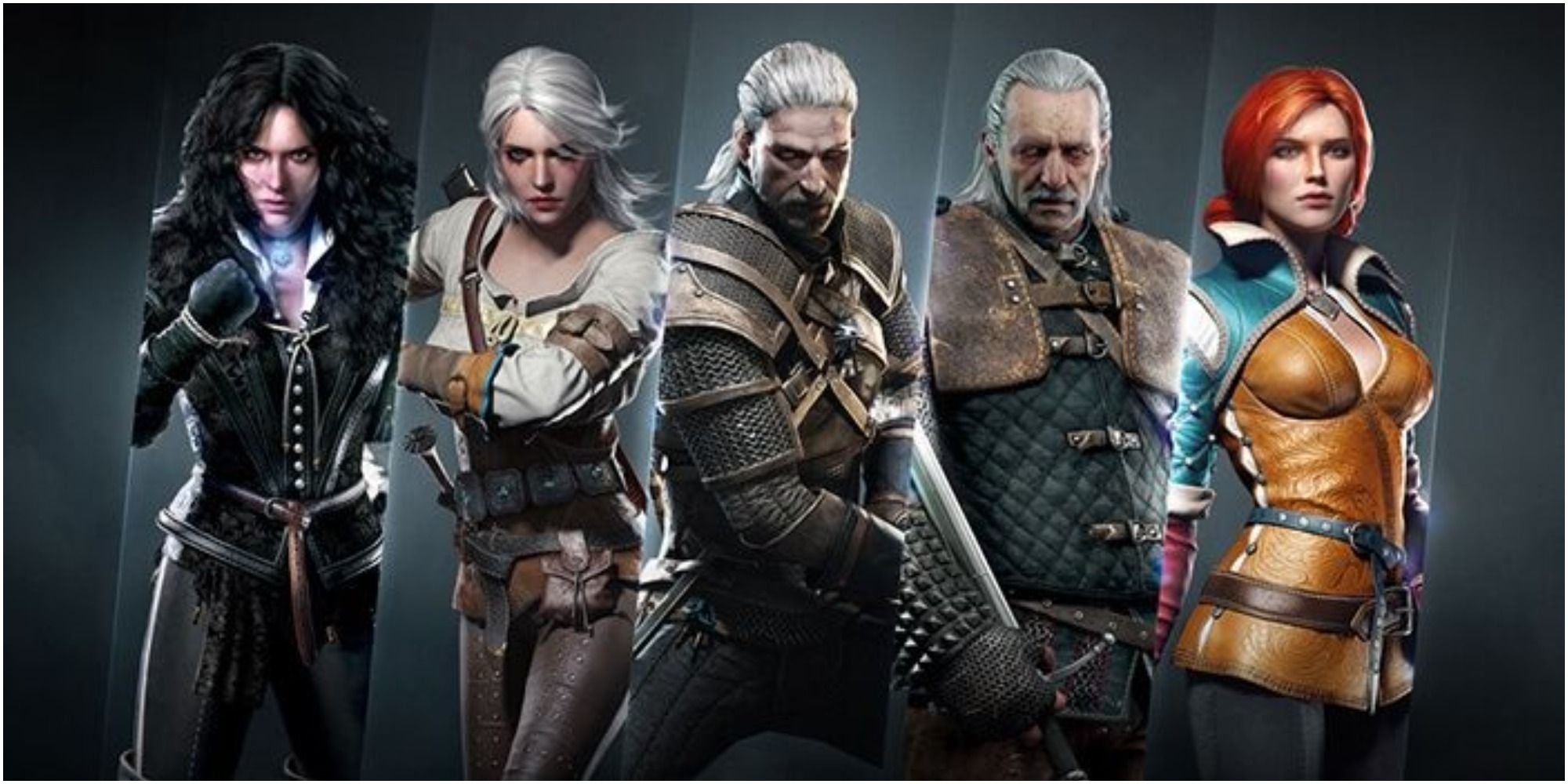 The Witcher 3 Main Characters Collage