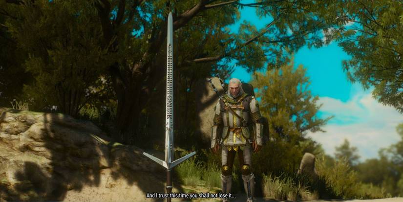 The Witcher 3 sword