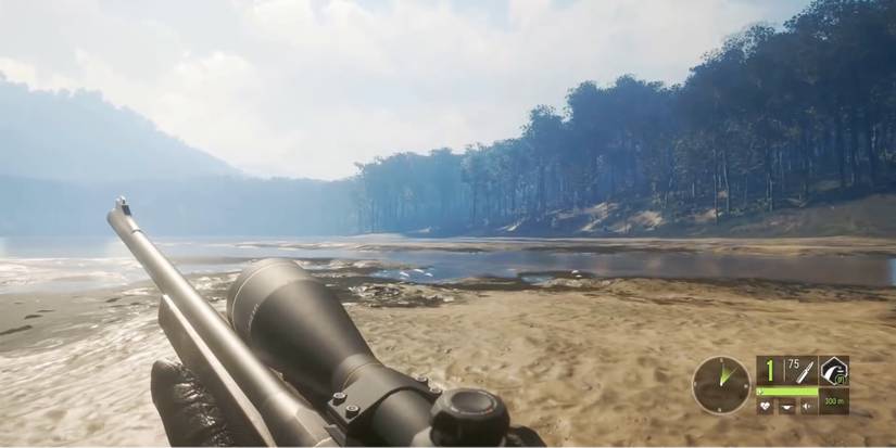 TheHunter: Call of the Wild - Player ready to slay creatures with F.L. Sporter .303 Burnished