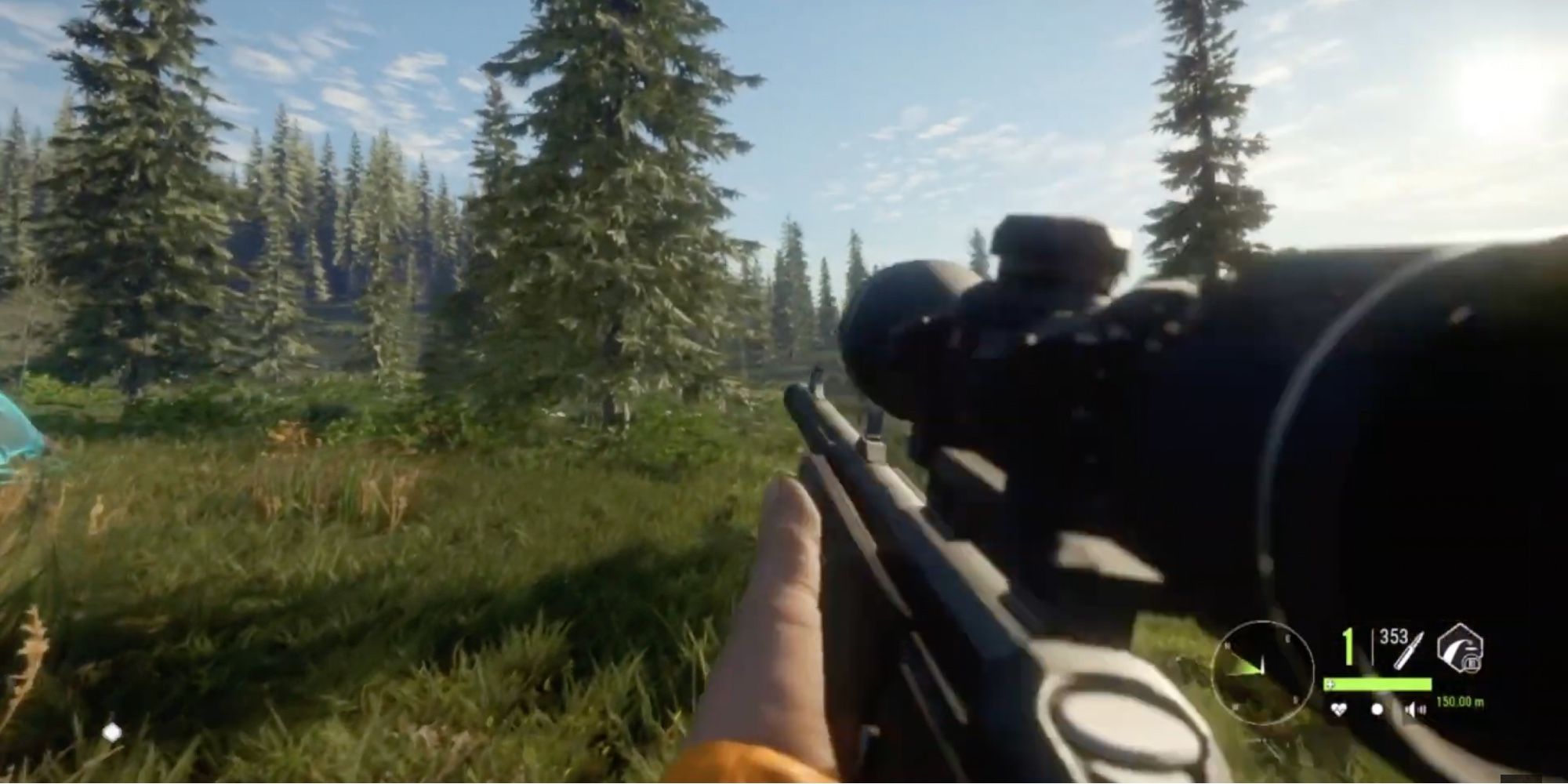 TheHunter: Call of the Wild - Player hunts for game with Rangemaster 338