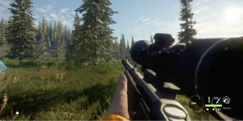 TheHunter: Call of the Wild - Player hunts for game with Rangemaster 338