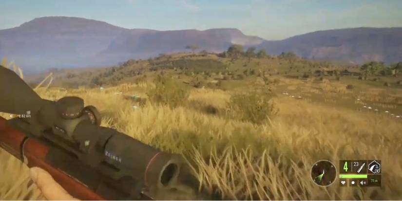 TheHunter: Call of the Wild - Player approaches animals with Solokhin MN1890