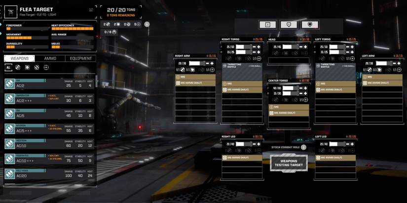 TommyGunn's Targets Battletech Mod Screen Cropped
