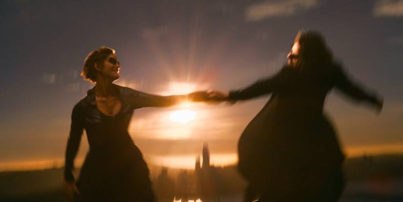 Trinity and Matrix at the end of Matrix Resurrections