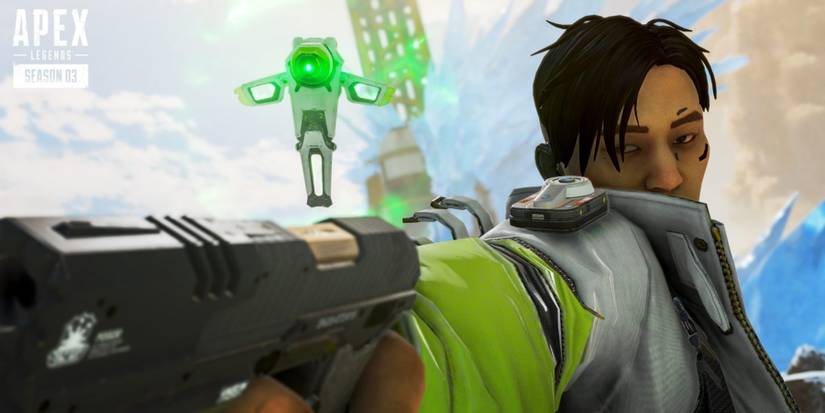 Unlucky Apex Legends Player Gets Killed by Arc Star Stuck to Crypto Drone