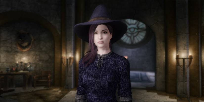 Player wearing a hat from the Wizard Hats Mod