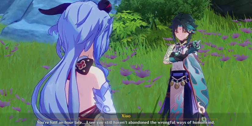 Xiao scolding Ganyu in Genshin Impact
