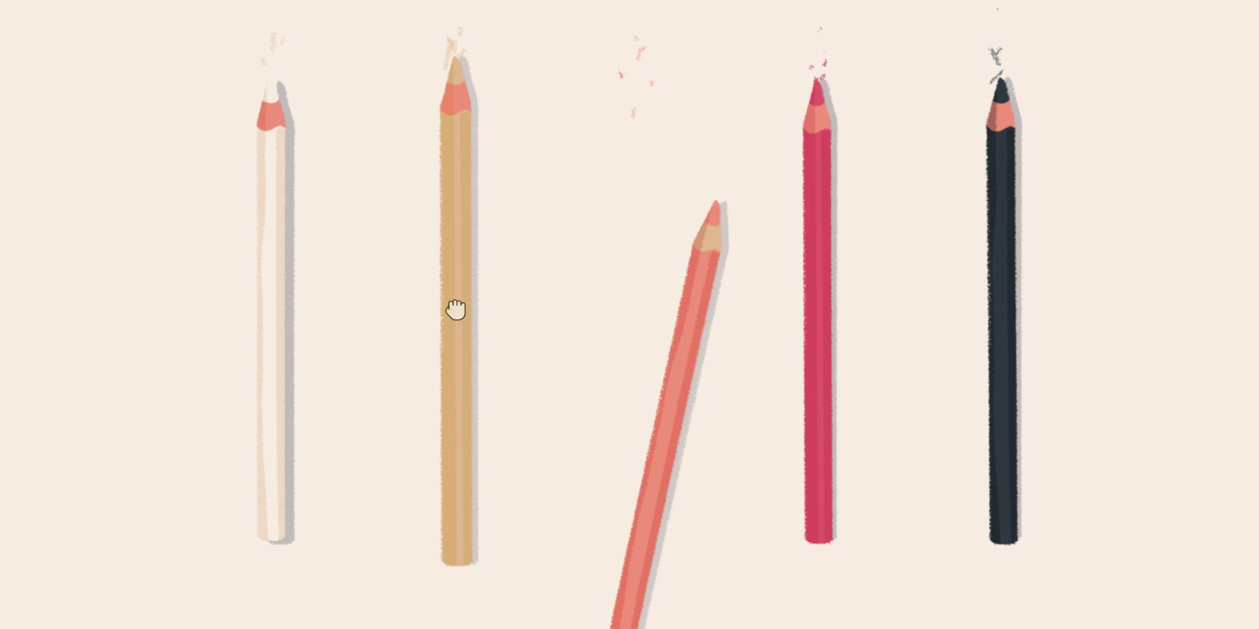 A Little To The Left Pencils