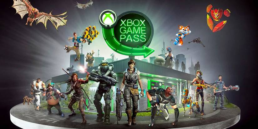 xbox mascots in front of xbox game pass