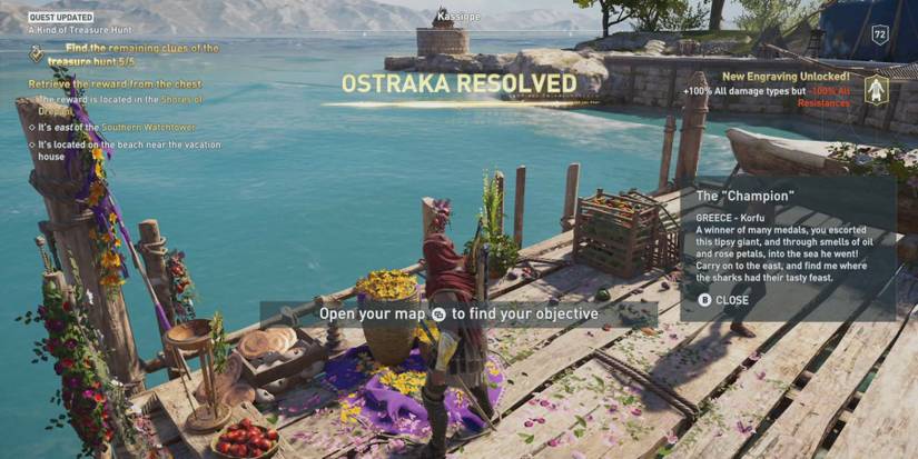 ac odyssey kind of treasure hunt champion