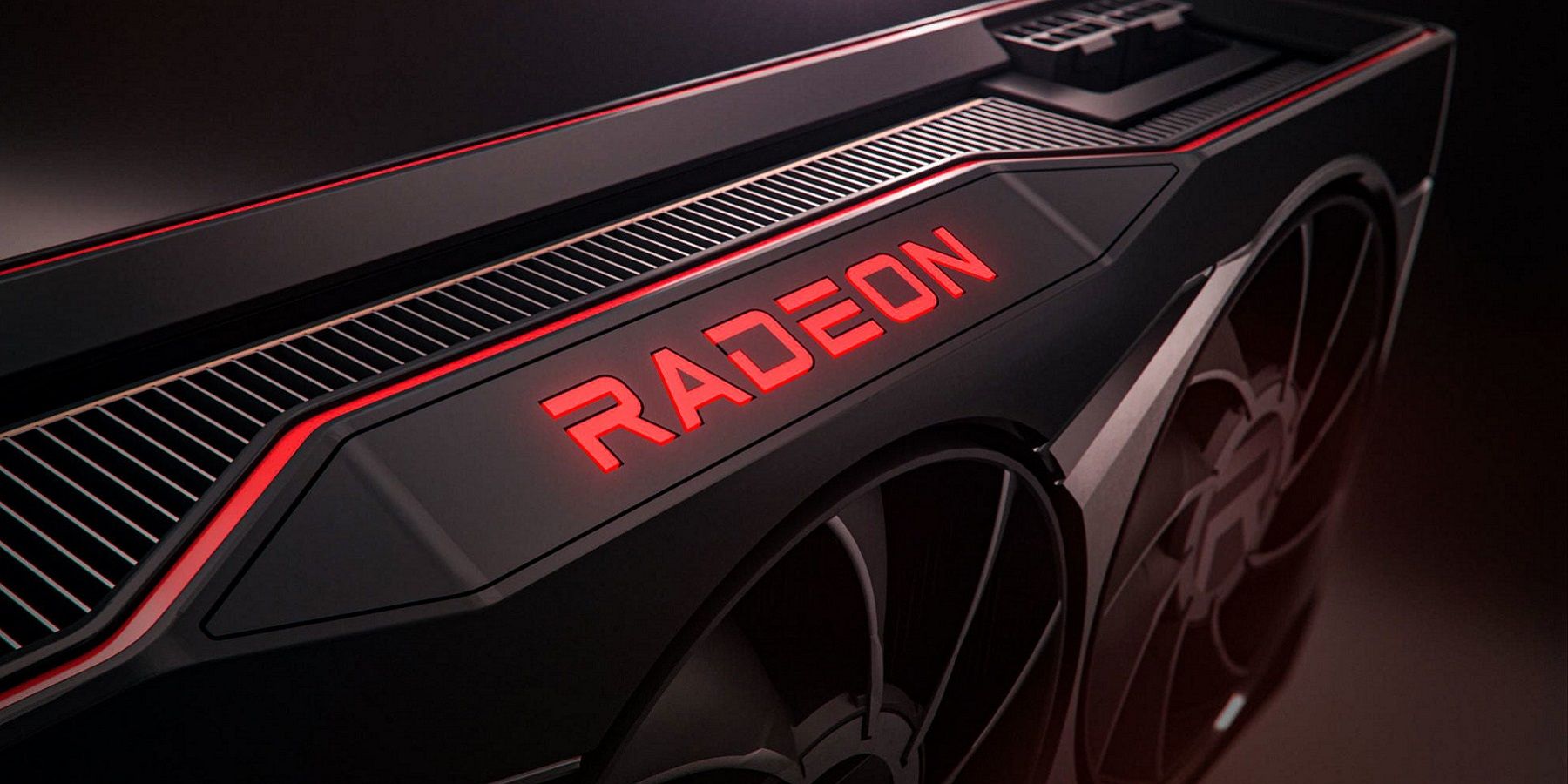 A close up photo of an AMD Radeon graphics card.