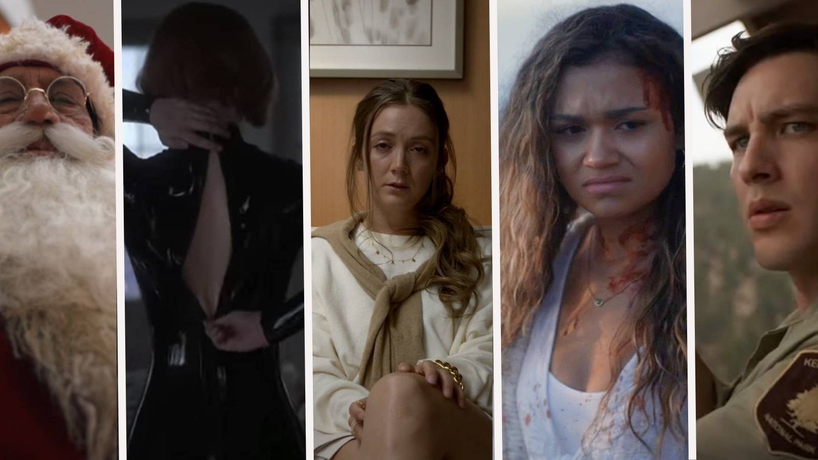 Santa, Rubber Woman, Liv, Kelley, and Stan Vogel