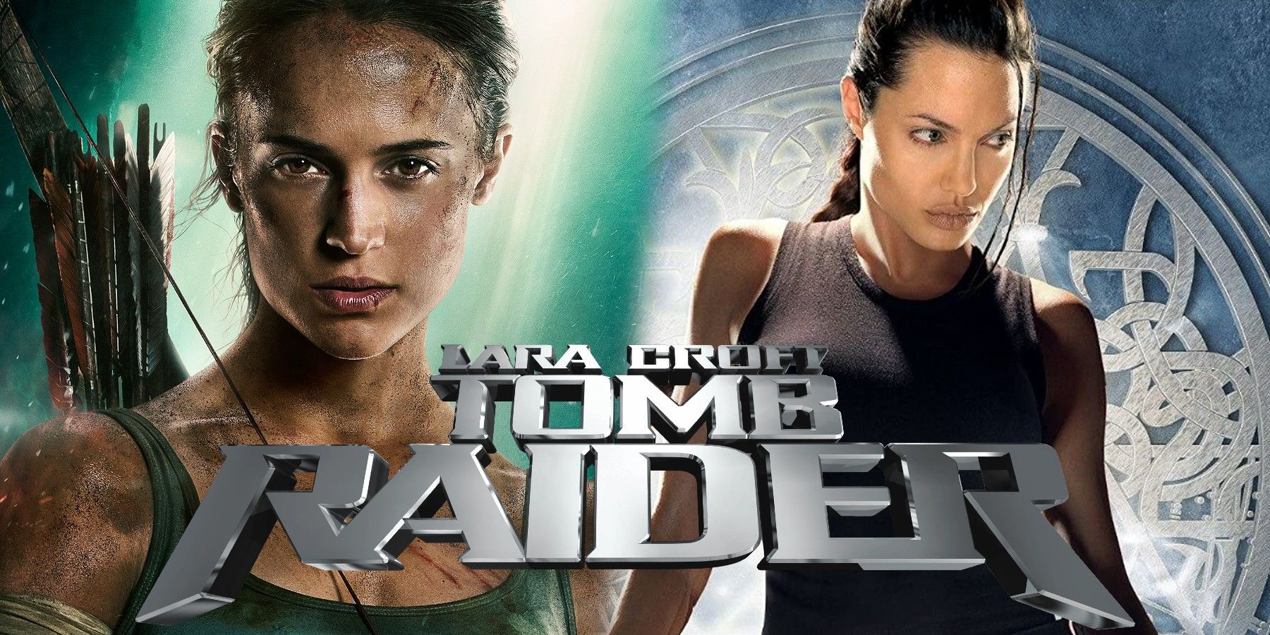 Angelina Jolie Alicia Vikander Tomb Raider