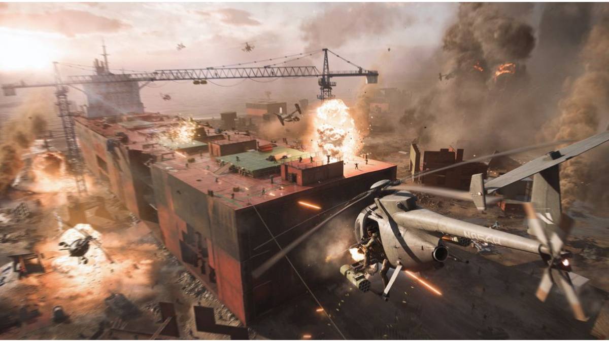 battlefield 2042 helicopter attacking ship feature