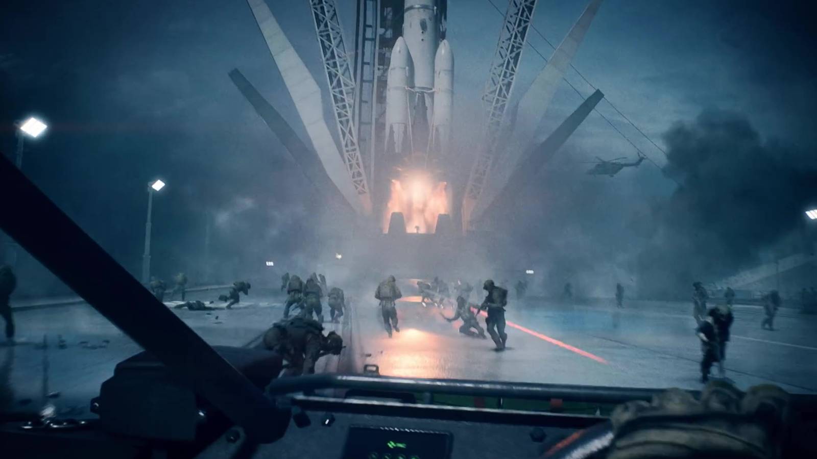 space shuttle launch battlefield 2042