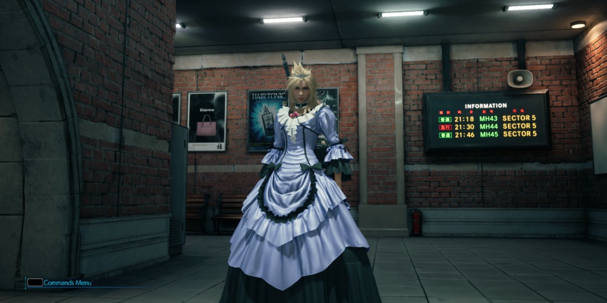 cloud strife in a dress ff7 remake pc