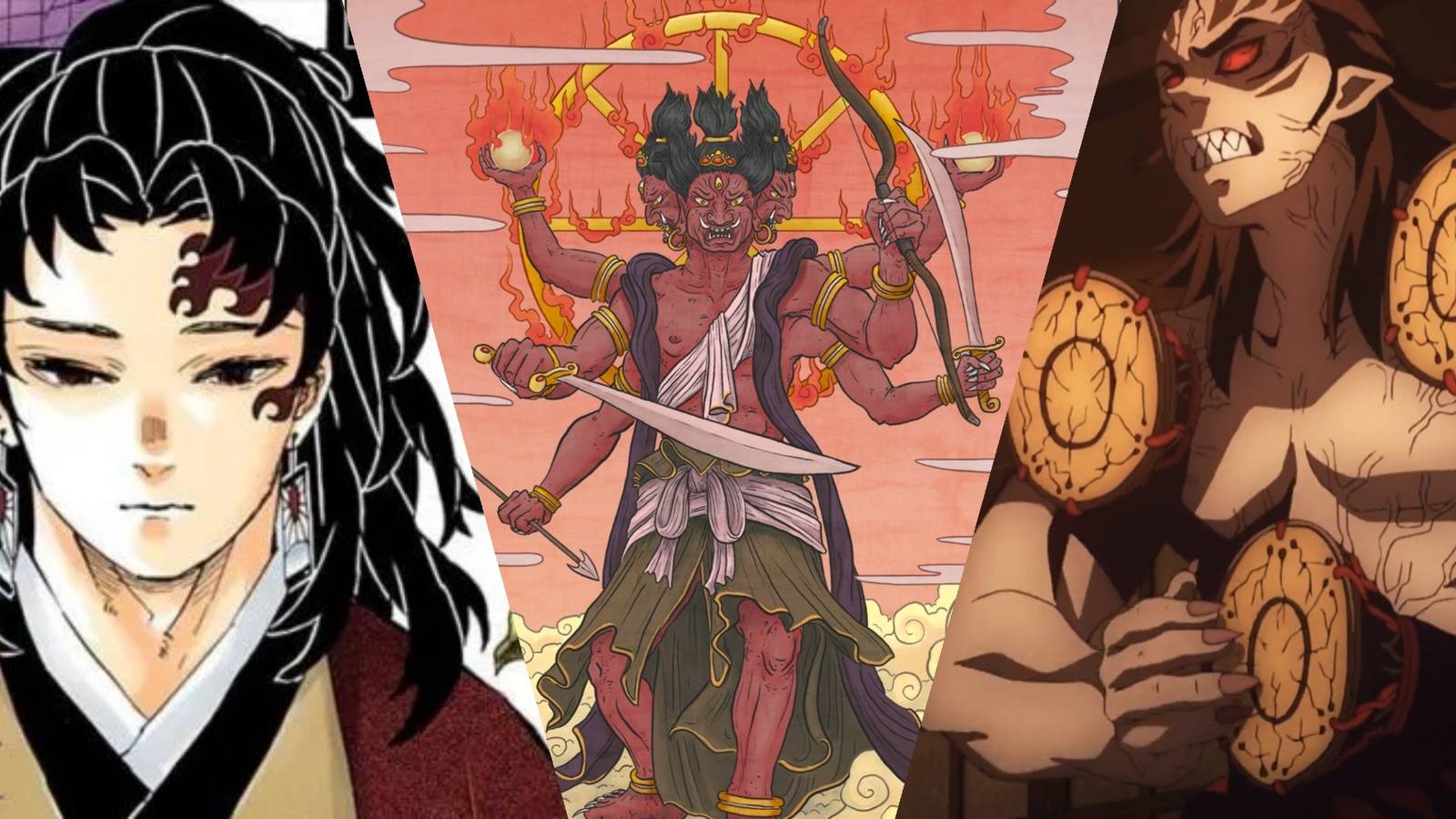 cover image for demon slayer 9 characters inspired by japanese mythology