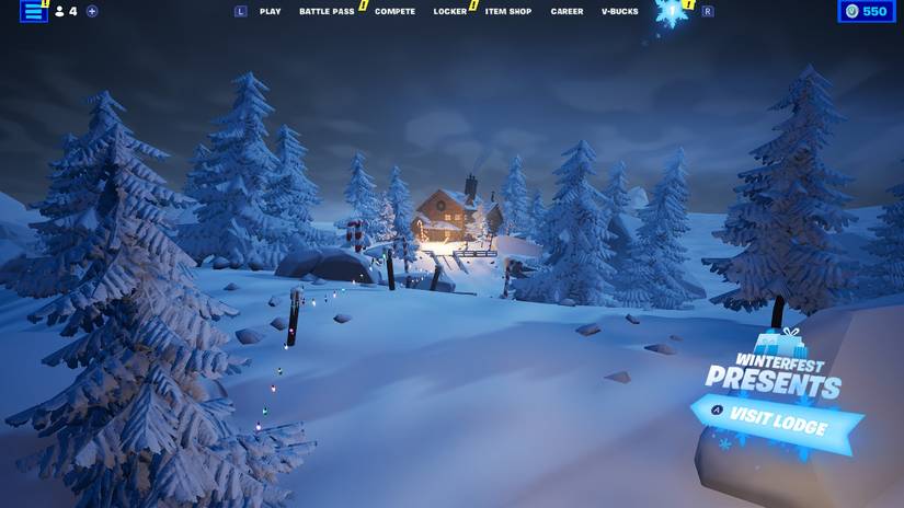 cozy lodge fortnite