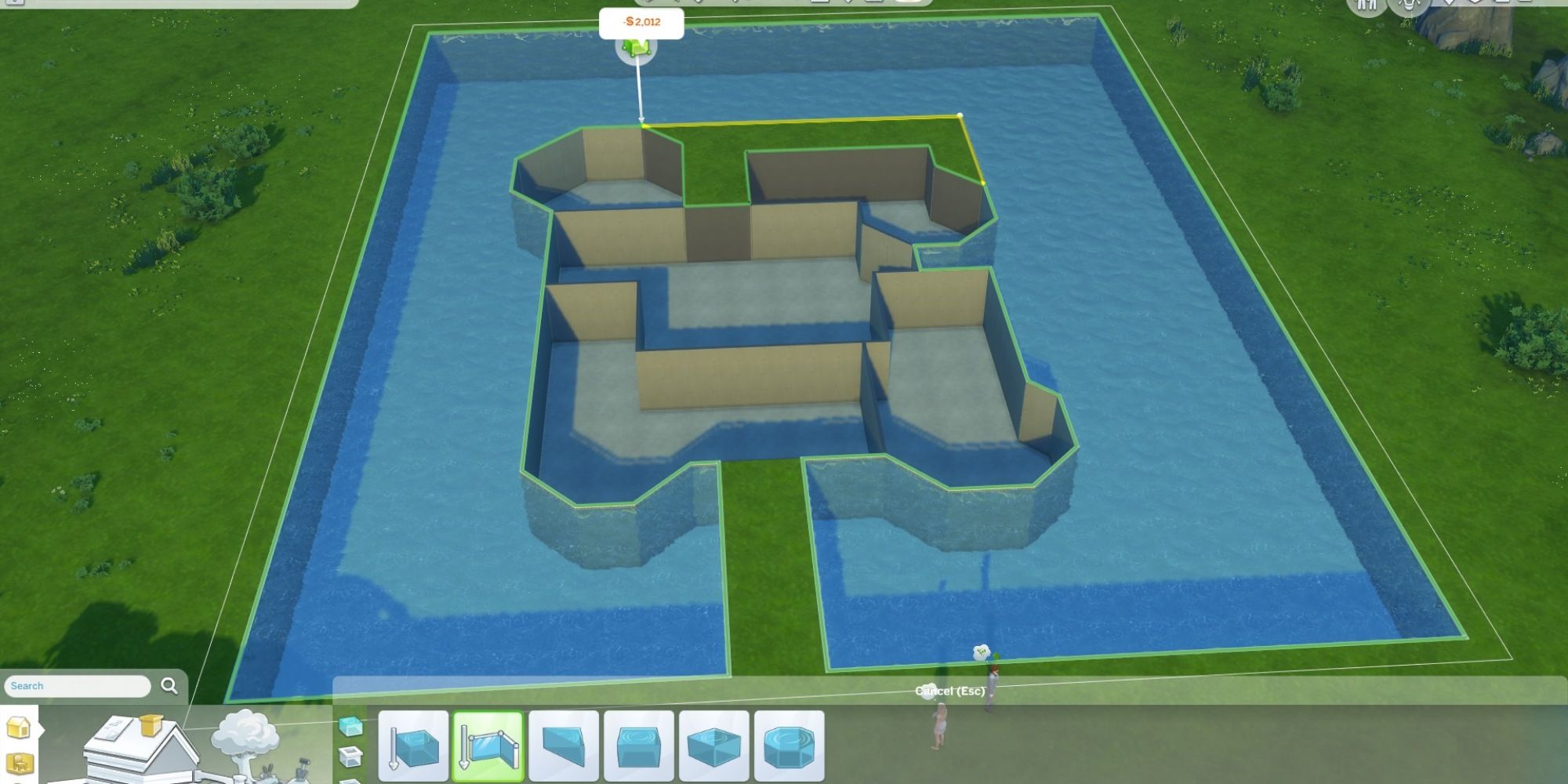 creating a pool in build mode