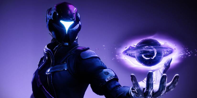 A Warlock demonstrating Voidwalker subclass abilities in Destiny 2.