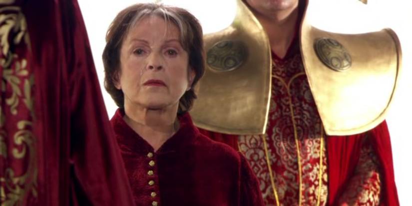 An image of 'the Woman' in The End of Time, an episode of TV show Doctor Who.