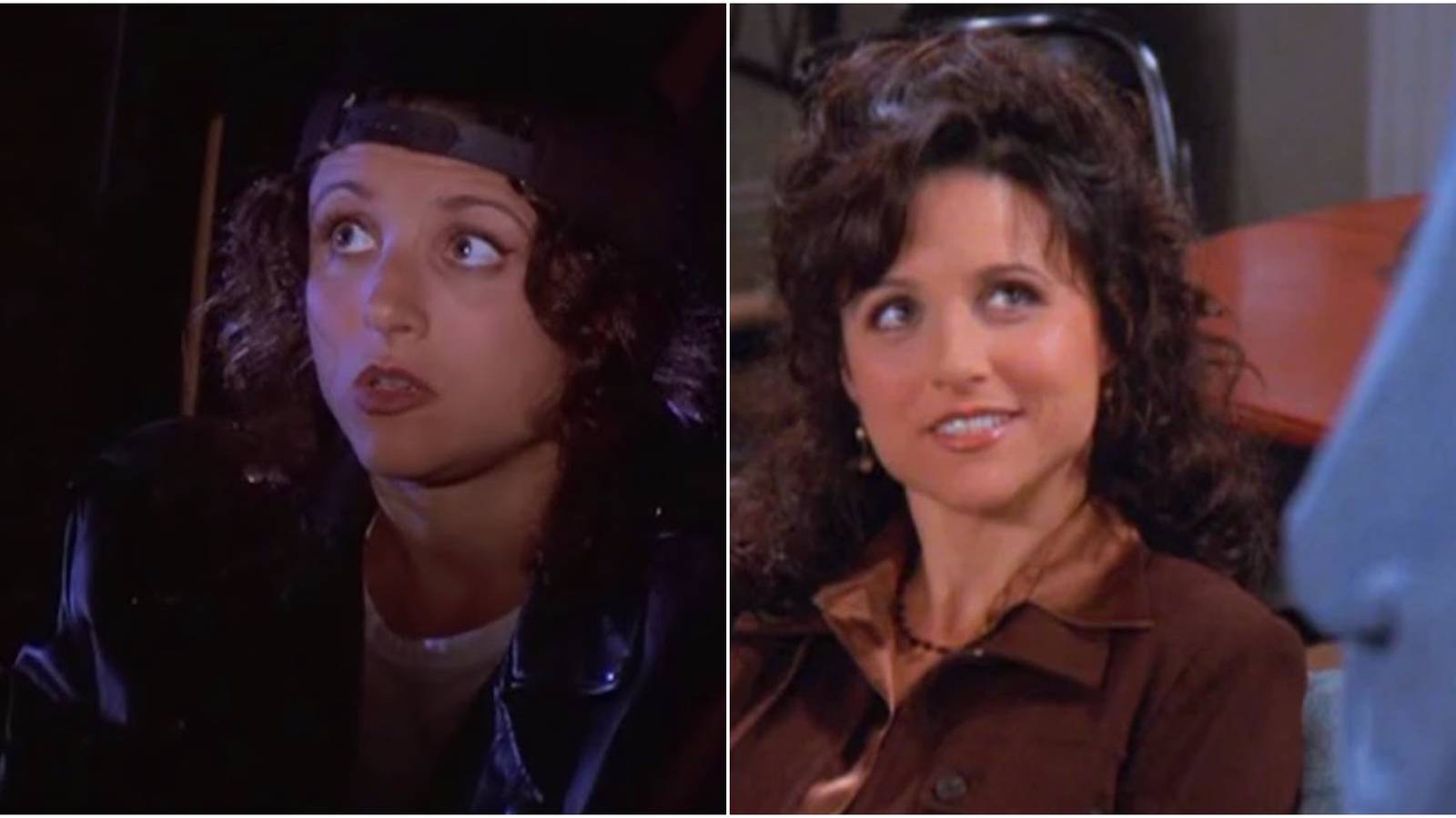 elaine benes split image seinfeld