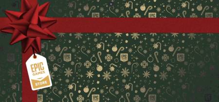 epic games storeグリーン包装紙