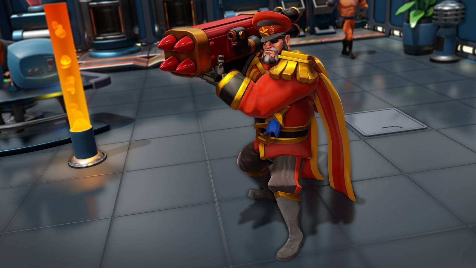 Evil Genius 2 Red Ivan Rocket Launcher