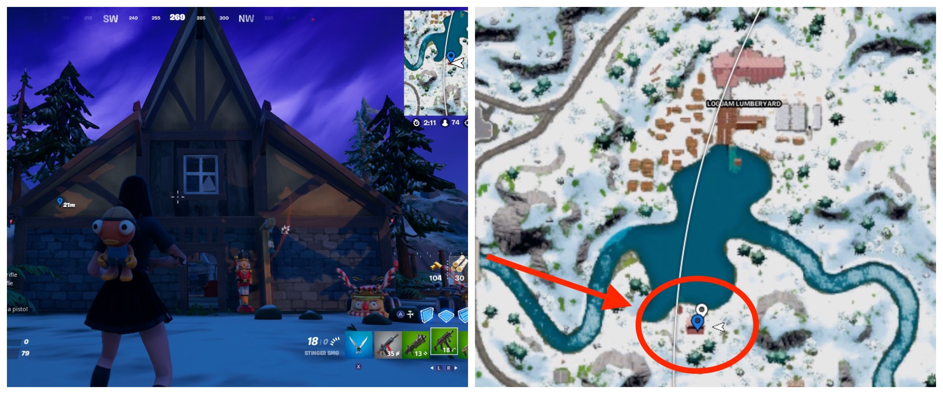 Fortnite Where to Find Crackshot's Cabin and Sgt. Winters