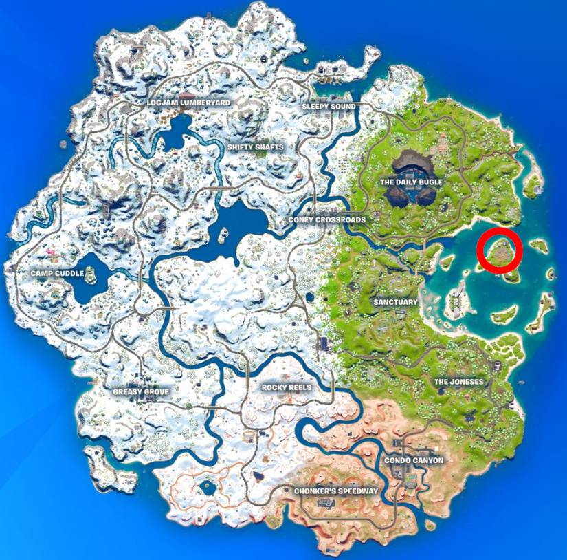 fortnite the launchpad location