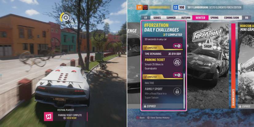 forza horizon 5 parking ticket challenge