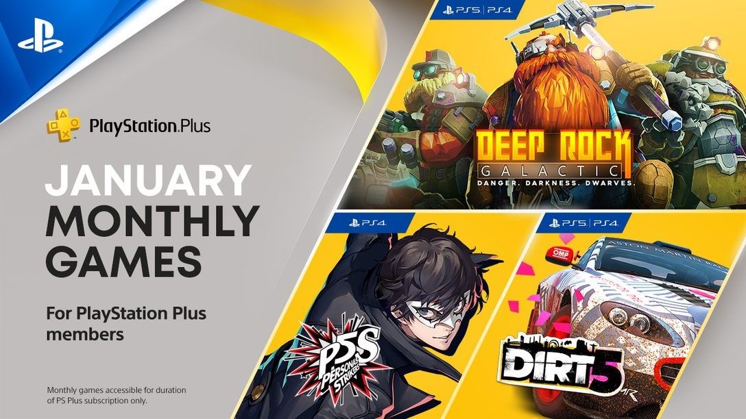 free ps plus games january 2022