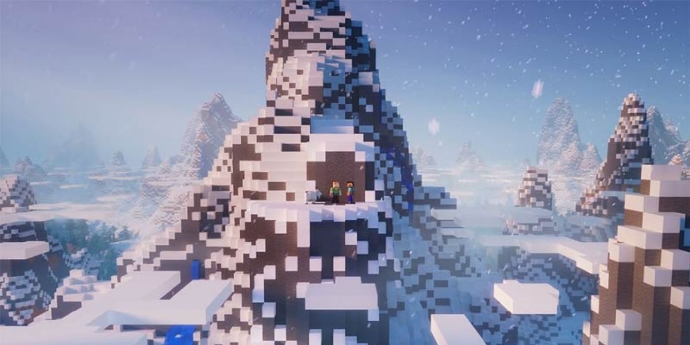 frozen peaks minecraft 1.18 update biome