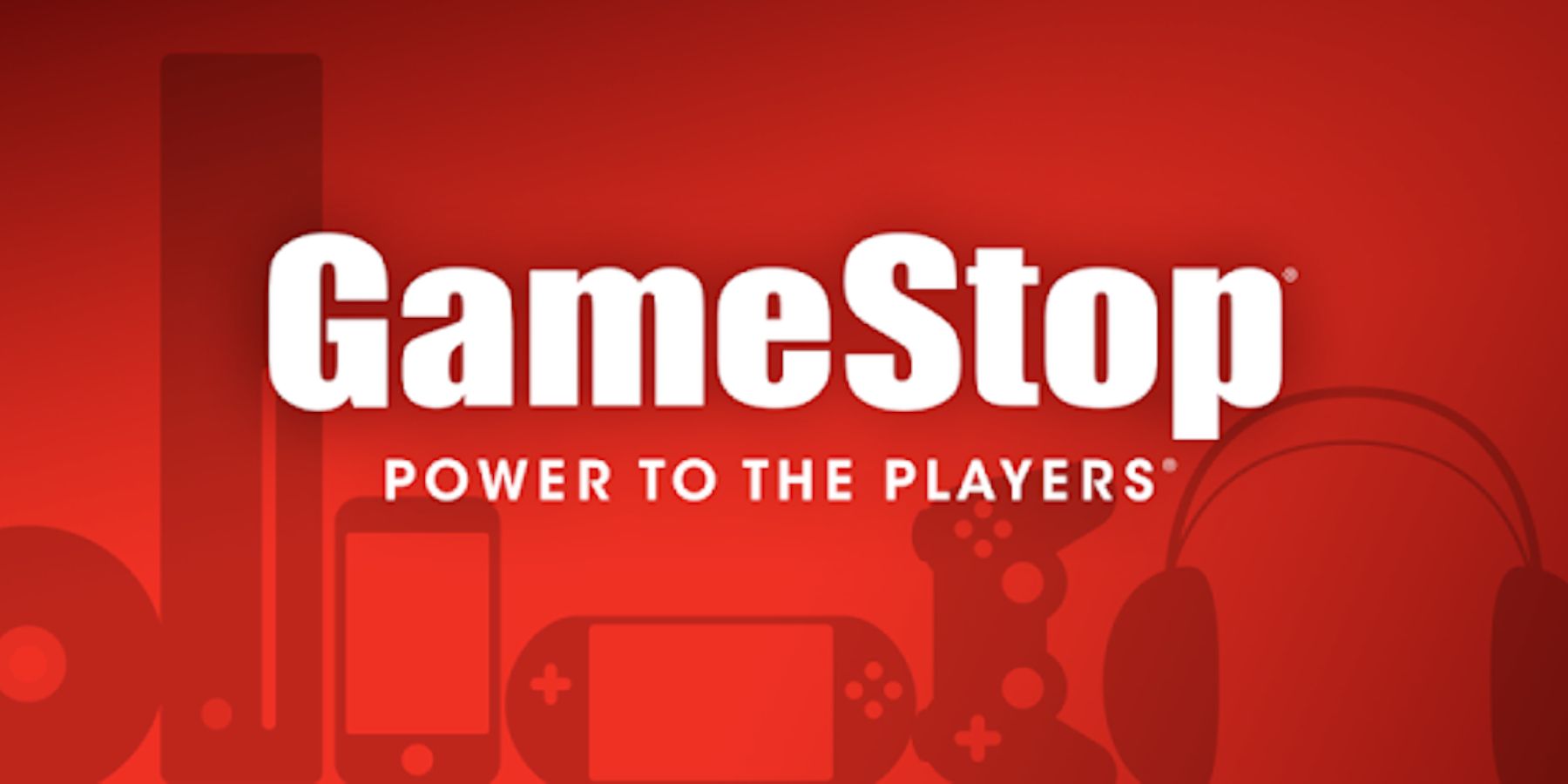 gamestop red console background