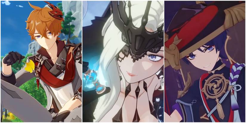 genshin impact fatui harbingers tartaglia childe la signora gnosis scaramouche