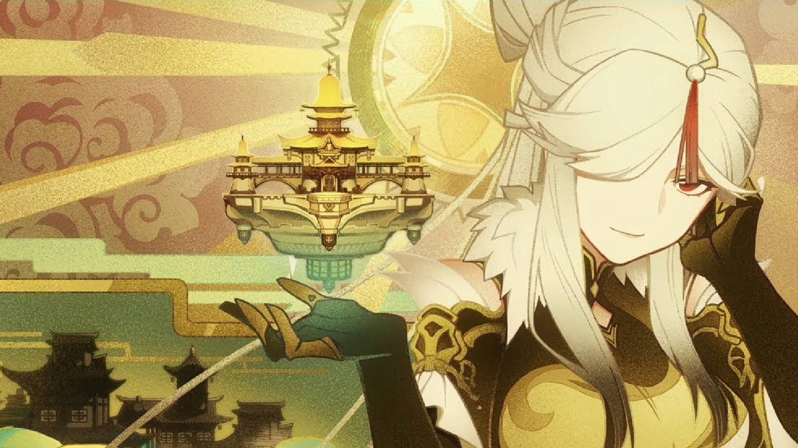 genshin impact ningguang painting feature