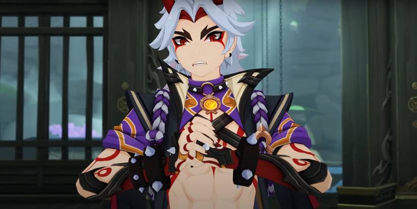 genshin impact arataki itto monologue scene trailer