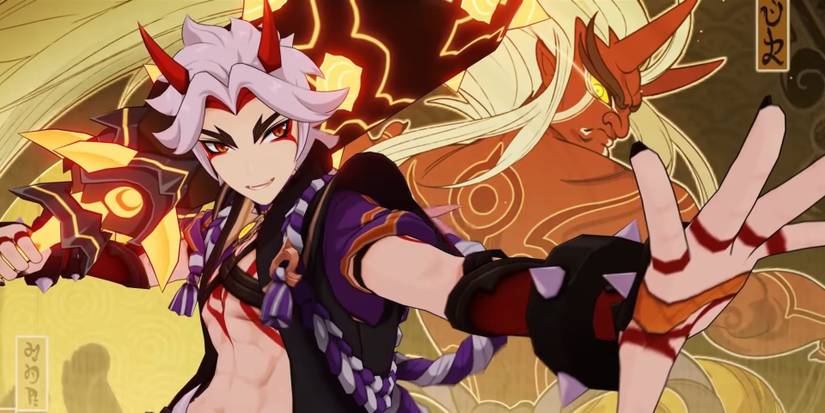 genshin itto arataki itto oni club trailer