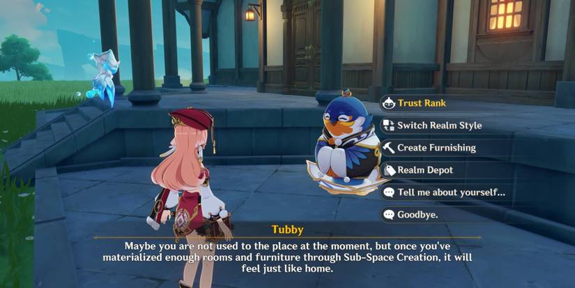 genshin impact yanfei tubby dialogue serenitea pot