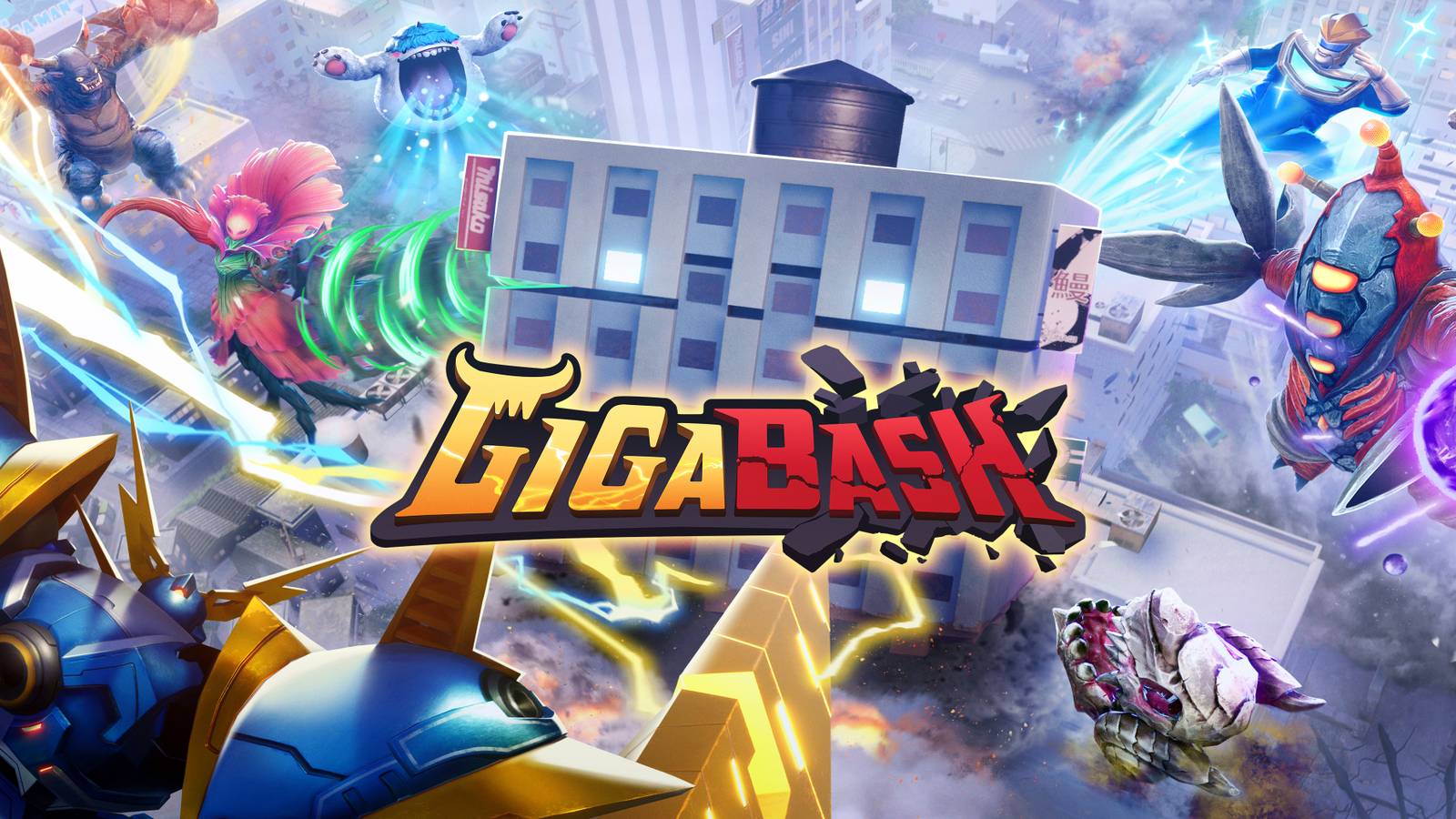 gig bash game key art with kongkrete