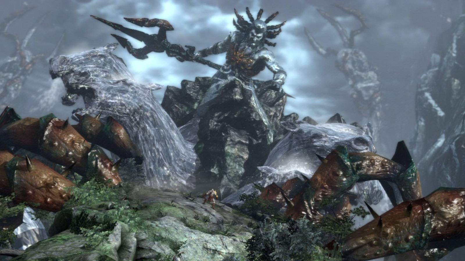 god of war 3 kratos poseidon