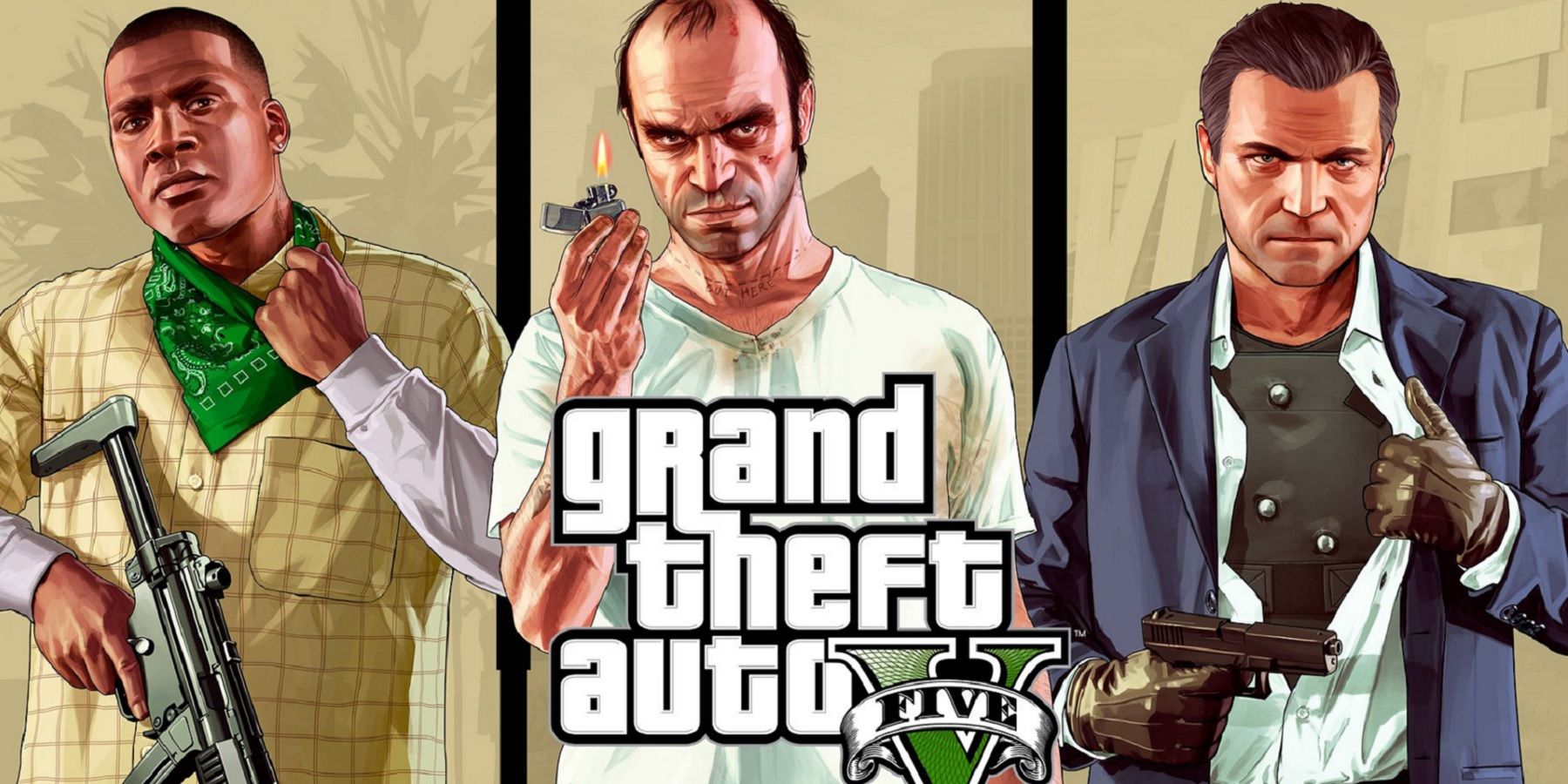 grand theft auto 5 franklin trevor and michael