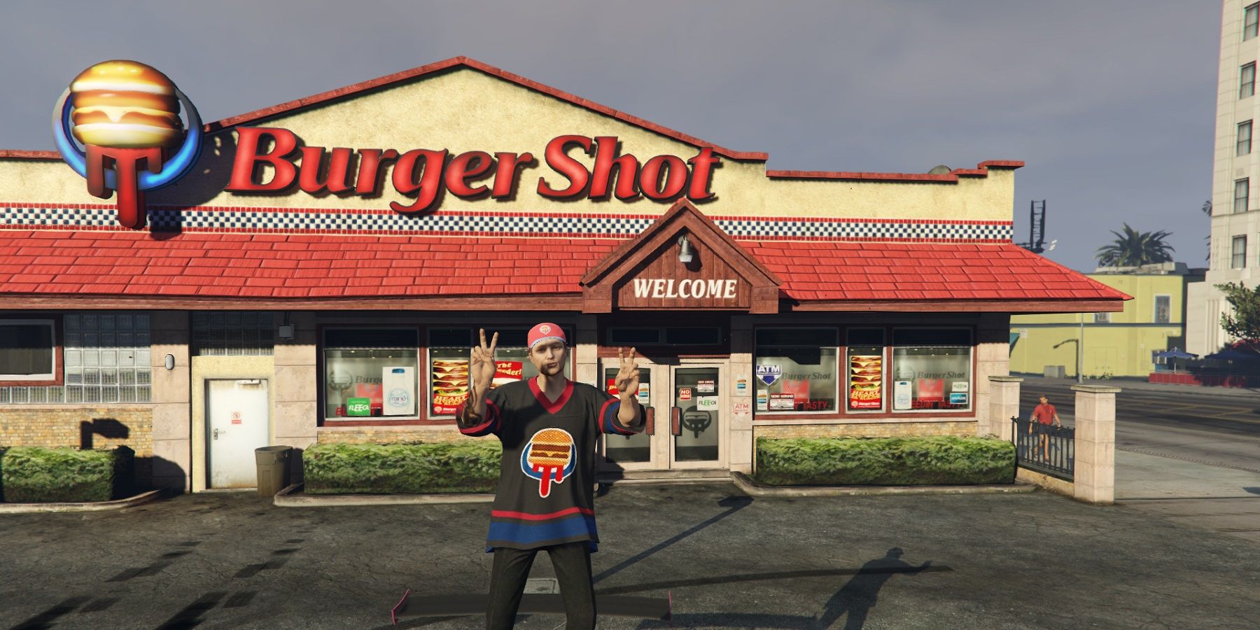Gta San Andreas Update Gives Burger Shot Lady Her Hat Back